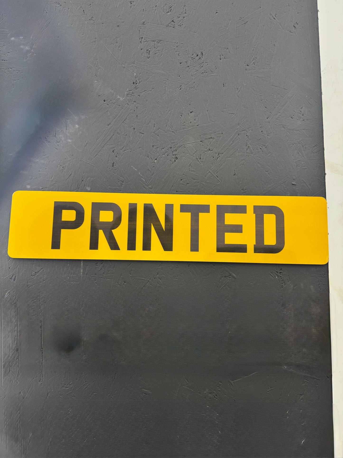 Printed Acrylic Number Plates